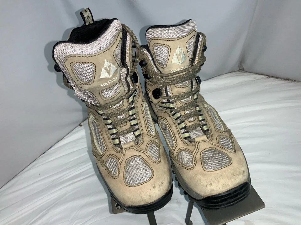 Botas de Senderismo Vasque Gore-Tex Talla 10 Mujer Cuero Tostado Suelas Vibram YGI K0S-70 Foto 4 de 4