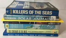 Animal Nonfiction Lot of 7 - Domestication Dog Origins Sea Killers History Polar