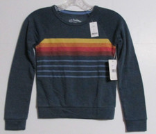 Boys Children's P.J. Salvage Lounge Set Navy Blue Multi Stripe Size Small 7/8 