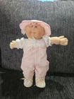 Cabbage Patch Kids Preemie Girl With Original Pink Striped Outfit Hm 1 Coleco