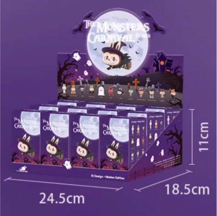 THE MONSTERS CARNIVAL SERIES WHOLE SET (12PCS) CUTE ART TOY HOT