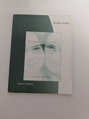 Human Heredity: Principles and Issues   Study Guide by Michael Cummings (Paperba