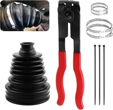 CV Boot,Professional Axle Boot Repair Kit with Ball-Cage Pliers & 4PCS... 