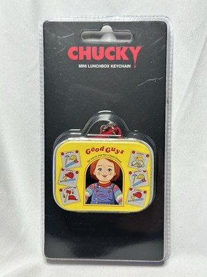 Lot of 2: Chucky TV Series Mini School Lunchbox Keychain Good Guys