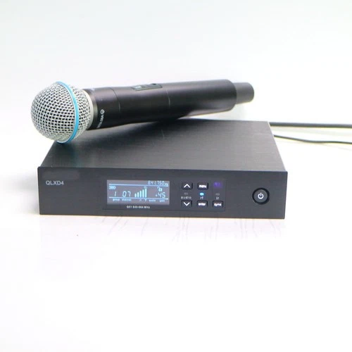 New Beta58 Wireless Handheld Microphone Set QLXD B58 100 Channel System - Picture 2 of 4