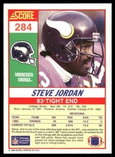 Steve Jordan Base Score 132 NM