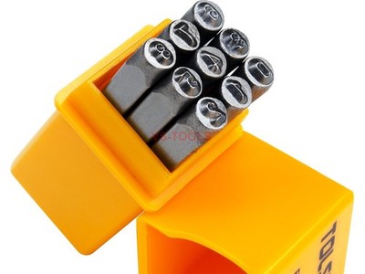 Steel Punch Stamp Die Set Metal Steel Tool Numbers 0-9 9Piece Set 3mm
