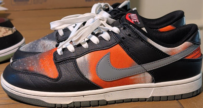 Nike Dunk Low Retro Graffiti Red Athletic Sneakers
