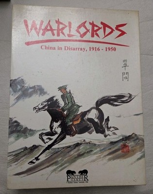 Warlords China In Disarray 1916-1950 Panther Games Board Game UNPUNCHED