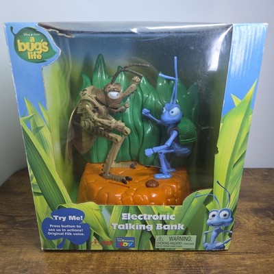 A Bug s Life elektronische sprechende Bank von Thinkway Toys in Schachtel Disney sehr guter Zustand 