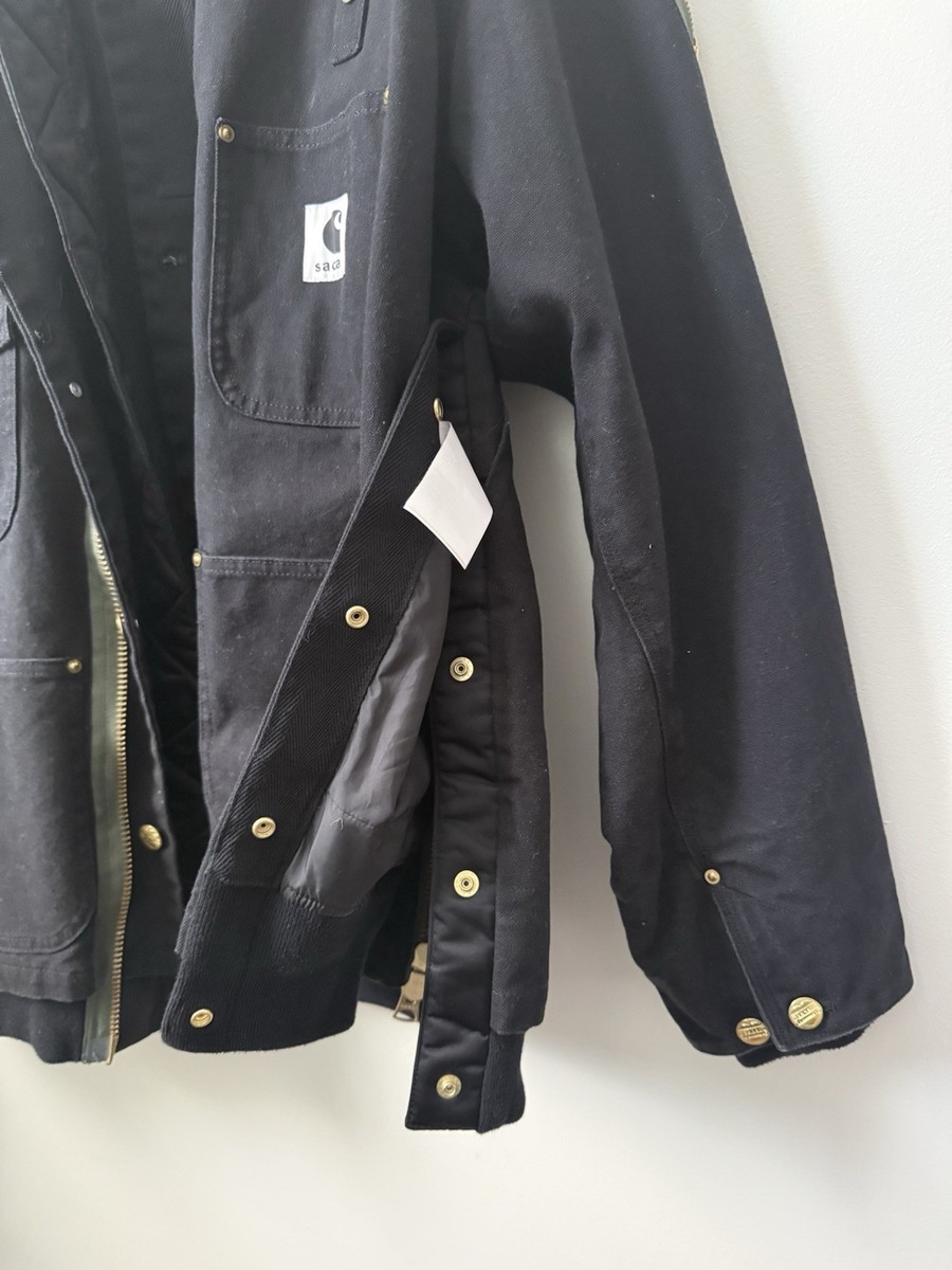 Carhartt x sacai MA-1 Jacket 2 黒　ジャケット Carhartt WIP x sacai Canvas x MA-1 Jacket Michigan Black M size