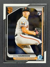 2024 Bowman Chrome Rookie #84 - Kyle Harrison RC - San Francisco Giants