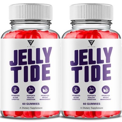 (2 Pack) Jelly Tide Gummies, Jelly Tide Weight Management Support (120 Gummies)