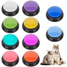 10 Color Voice Recording Buttons for Dogs Dog Training Communication Buttons ...