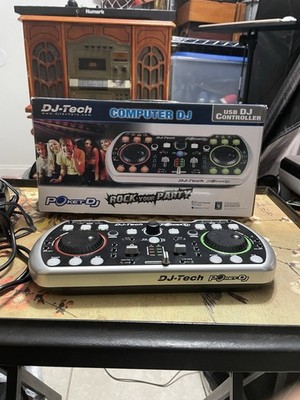 DJ-Tech PoketDJ POKETDJ Double Deck 2-Channel USB Powered Scratch Controller