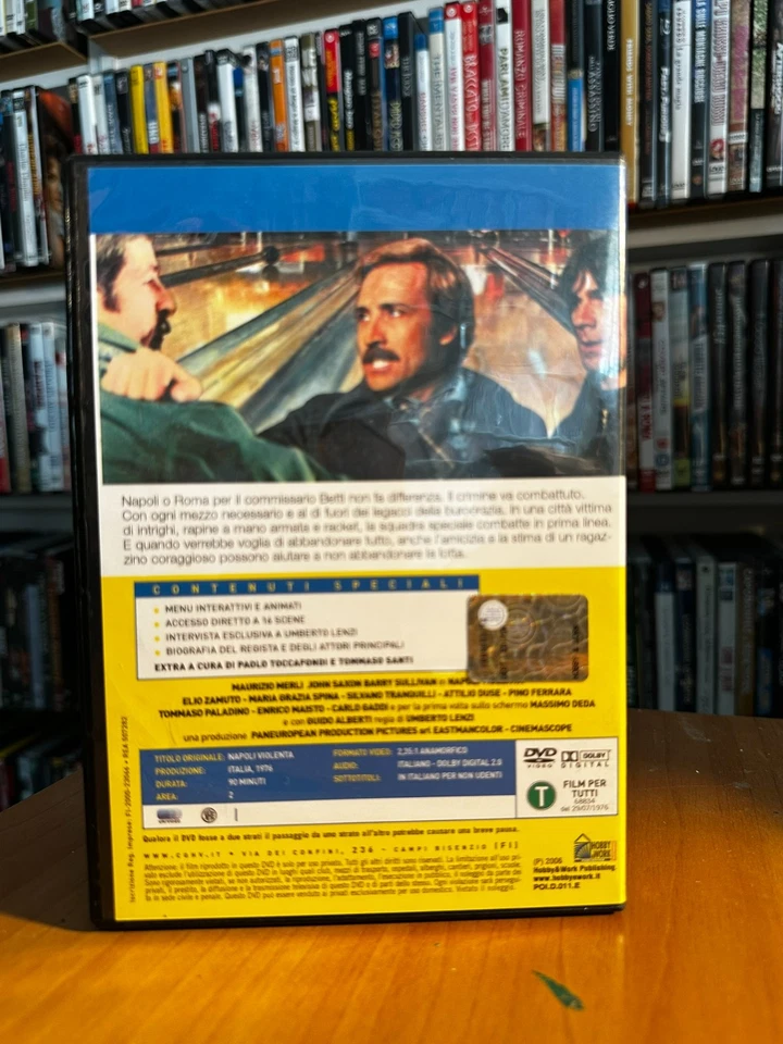 Napoli violenta (1976) di Umberto Lenzi con Maurizio Merli DVD COME NUOVO - Immagine 2 di 3