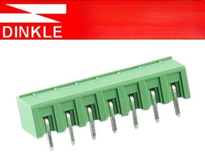 10PCS  DINKLE 5.08 PCB soldering bent pin connector 2EHDRC-7P