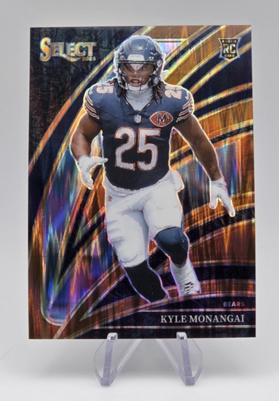 2025 Panini Select - Kyle Monangai Copper Prizm Shock /899 Club Level #274