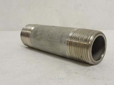 185593 New-No Box; MFG- 316-80-S-1-4-1/2 Sch: 80 Pipe Nipple; SS-316; 1NPT
