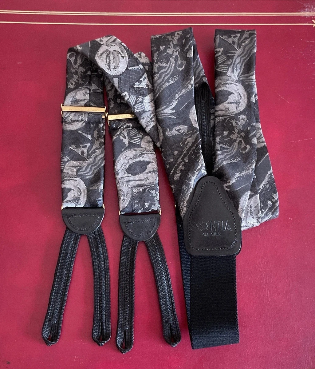 Original 100% Silk Vintage Suspenders & Braces for sale | eBay