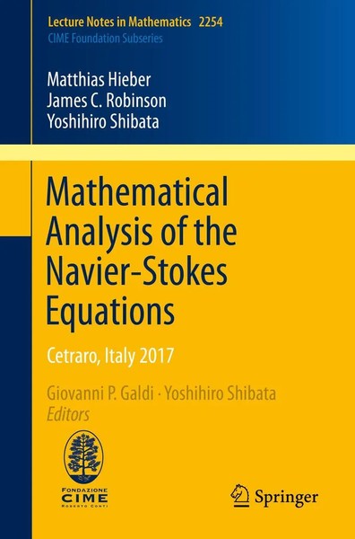 Mathematical Analysis Of The Navier-Stokes Equations Cetraro, Italy 2017 Buch-image