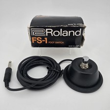 Vintage Roland FS-1 Foot Switch Single On Off Guitar Amp Footswitch w/ Box Japan