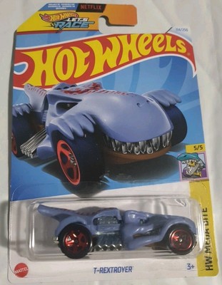 Hot Wheels T-Rextroyer Blue 2024 114/250 HW Mega Bite 5/5 New UNOPENED Int'l 
