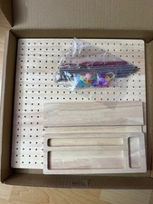 crochet blocking board marking board 11" x 11" with pegs, pins, stitch markers