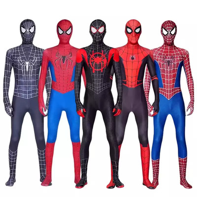 Spiderman Kostüm Kinder Marvel Spider-Man Overall Jumpsuit Spielanzug Cosplay DE