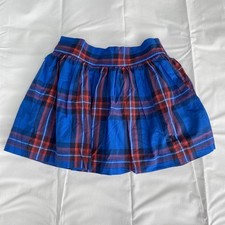 New Abercrombie Fitch Women Plaid Mini Skirts Blue/Red Sz M