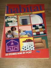 HABITAT 1980 / 1981 catalogue - INTERIOR DESIGN FURNITURE, TOYS, BEDROOM,KITCHEN