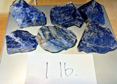 #ad Rough Blue Violet Sodalite Lapidary Grade or as Display 1 pound $12.00