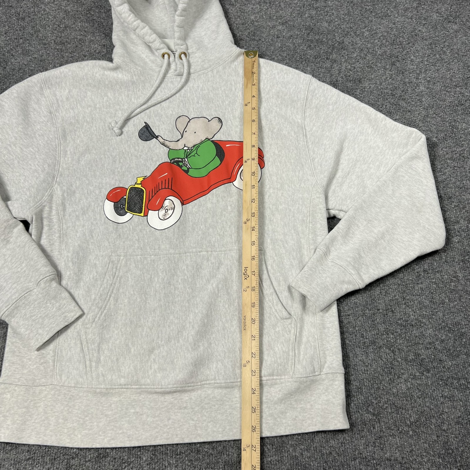 FILA Blazer canottaggio Babar felpa con cappuccio uomo grande elefante cartone animato grafica Portogallo