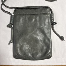 Latico brand gray Soft Leather Crossbody Wallet Shoulder Bag Purse