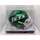 Ken O'Brien Signed New York Jets Riddell Speed Mini Helmet BAS Witnessed