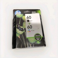HP 60 Black Tri-Color Combo Pack Ink Cartridges CD947FN Expired 12/2011