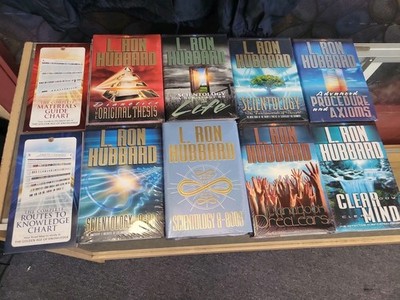 L. Ron Hubbard Scientology Hardbacks Lot Of 8 Sealed