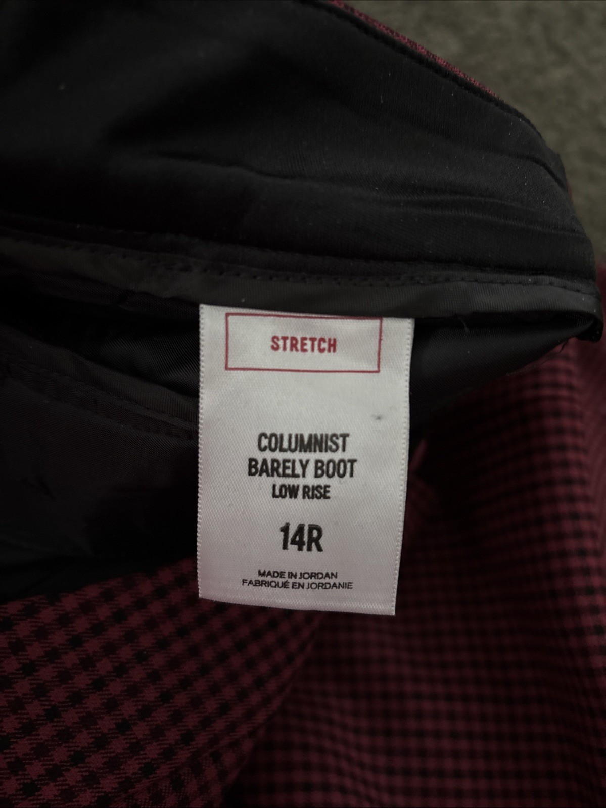 Express Columnist Barely Boot Stretch Red Black C… - image 7