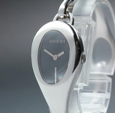 [Near MINT-] Vintage Gucci 103 Black Dial Horsebit Quartz Womens Watch JAPAN