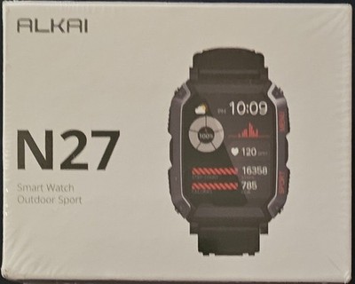 New - ALKAI N27 Smart Watch Outdoor Sport Band Blacl Color