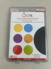 NEW Sizzix Texturz Texture Plates Kit 3 -6 Designs Big Kick  Big Shot 654841
