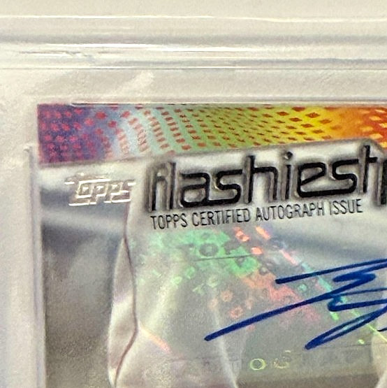 2022 Topps Shohei Ohtani Flashiest Feet Auto 08/10 PSA 9 SSP Angels view 4