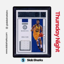 2019 PANINI ENCASED #LM-AWI ANDREW WIGGINS LABEL MATERIALS JERSEY /199