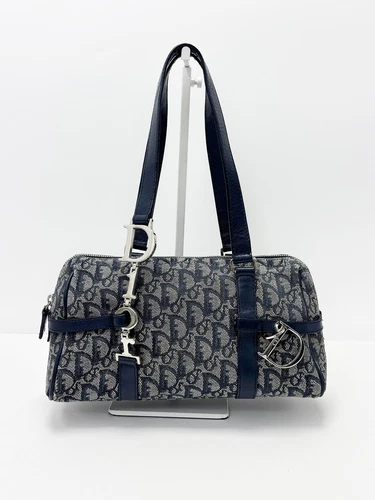 Sac bandoulière carré trotteur oblique marine Dior 4VDIB36132 121559541