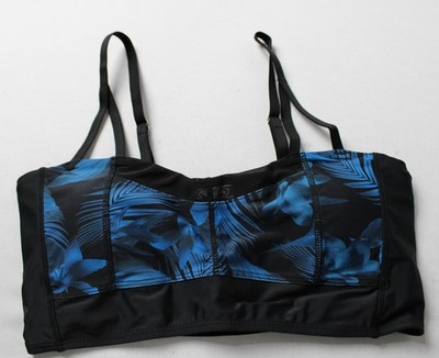 Hapari Women's UPF+ 50 Quick Dry Bralette Bikini Top AP2 Midnight Blues Small 