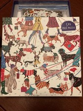 Galison Winter Dogs 500 piece puzzle Pre-owned/used, complete pieces