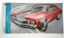 Car Wall Sticker 10 x 15 inch Peel and Stick Decor