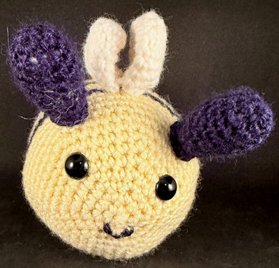 Crochet - Bumble Bee - Stuffed Animal - 5'' - Handmade