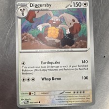 Pokémon Diggersby 065/088 POR Stage 1 150HP Earthquake Whap Down 2026 Card