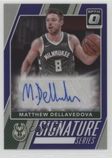 2017-18 Donruss Optic Signature Series Purple Prizm Matthew Dellavedova Auto 3f2